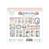 Mintay PAPER EPHEMERA - SNOWBERRY LANE, 38 PCS