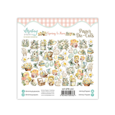 Mintay Papers - PAPER DIE-CUTS - SPRING IS HERE, 60 PCS