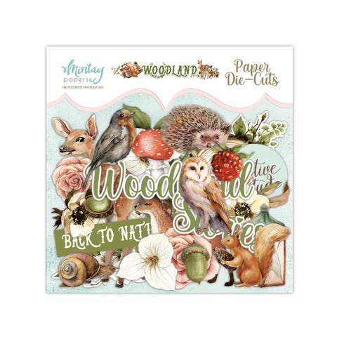 Mintay Papers PAPER DIE-CUTS - WOODLAND, 53 PCS