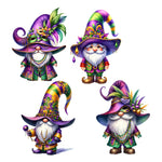 Simply Stated Mardi Gras Gnomes XL Ephemera Pack