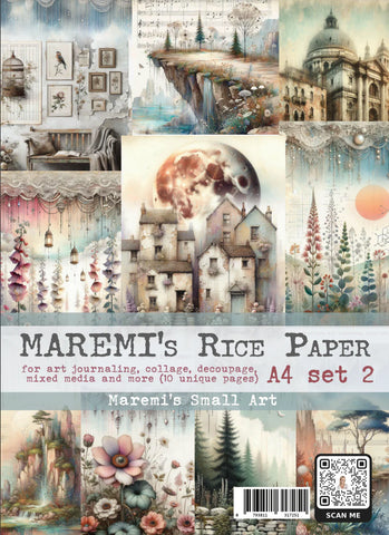 Maremi's Small Art (A4) Rice Paper set 2