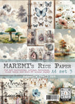 Maremi's Small Art( A4) Rice Paper set 3