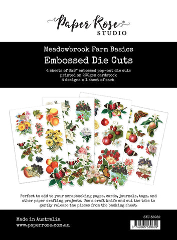 Paper Rose Meadowbrook Farm Basics Embossed Die Cuts