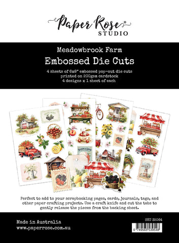 Paper Rose Meadowbrook Farm Embossed Die Cuts