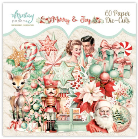 Mintay Papers PAPER DIE-CUTS - Merry & Joy 60 pcs