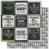 Paper Rose Mistletoe Market Basics 12x12 Paper Collection