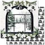 Paper Rose Mistletoe Market Basics 6x6 Paper Collection