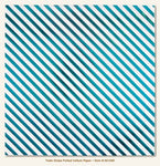 Necessities 12"x12" Foiled Vellum Paper - Teal Stripes