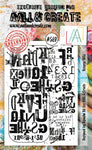 S40 AALL & Create #569 - Stamp Set A6 - Reverse ABCs