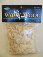 Packaged Wavy Wool Natural Fiber Doll Hair