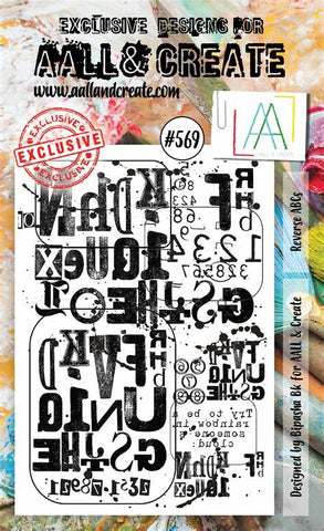 S25 AALL & Create #569 - Stamp Set A6 - Reverse ABCs