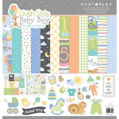 Photoplay - Hush Little Baby Boy 12x12 Collection Pack