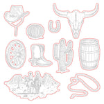 Honey Bee Stamps -On The Range - Coordinating Honey Cuts