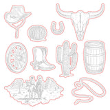 Honey Bee Stamps -On The Range - Coordinating Honey Cuts