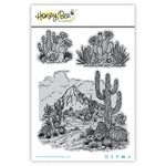 Honey Bee Stamps -Out West - 5x7 Rubber Cling Stamp