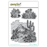 Honey Bee Stamps -Out West - 5x7 Rubber Cling Stamp