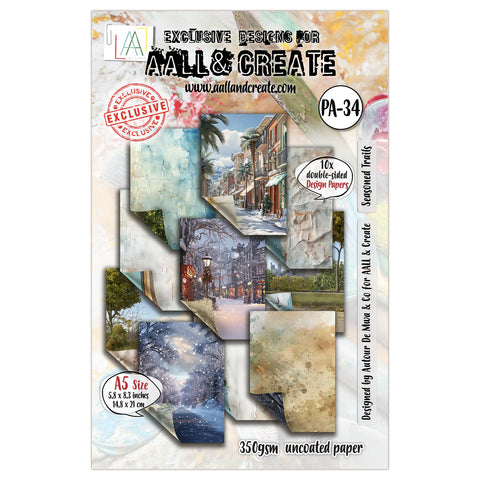 AALL and Create -  A5 Design Paper - Seasoned Trails