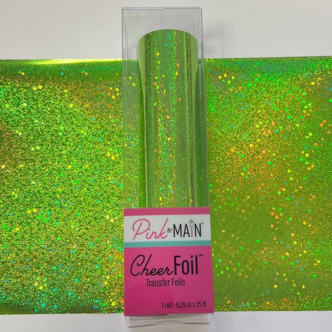 Pink & Main Cheerfoil, Sparkle Green