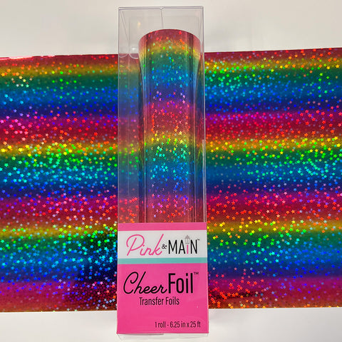 Pink & Main - CheerFoil, Starry Rainbow
