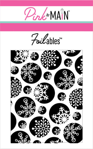 Pink & Main Foilable Panels, Snowflake Circles