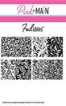 Pink & Main Foilables Pre-Printed Toner Graphic Sheets, Filigree (4 Designs)