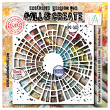 AALL and Create - 6"x6" Stencil - Bubble Field