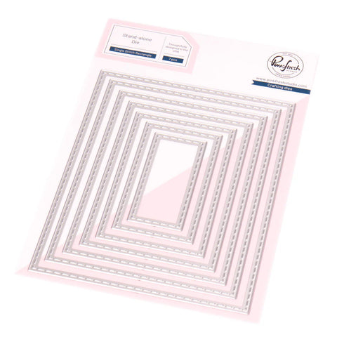 Pinkfresh Studio Essentials: Single Stitch Rectangle die