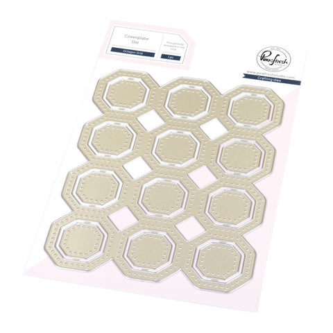 Pinkfresh Die, Octagon Grid Coverplate