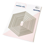 Pinkfresh Studio Die, Nested Hexagons Double Stitch