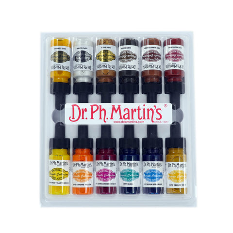 Dr. Ph. Martin's - Spectralite Liquid Acrylic Set 3, 0.5oz (12pc)
