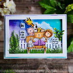 Picket Fence Studios Clear Stamp, Animal Crackers: A Little Note