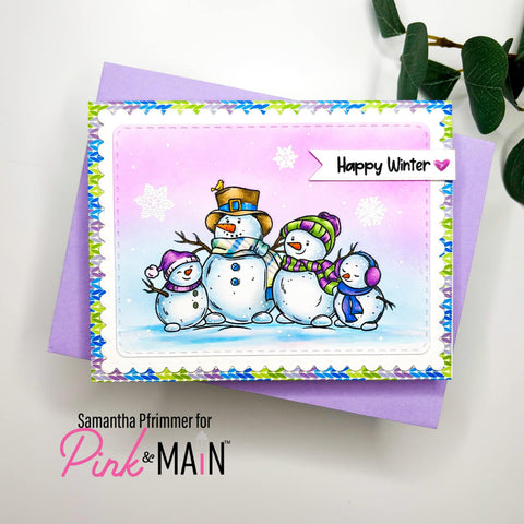 Pink & Main Snow Family