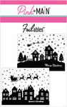 Pink & Main Santa Scenes Foilables® Panels