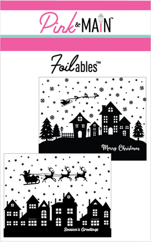 Pink & Main Santa Scenes Foilables® Panels