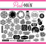 Pink & Main Snowfall Foilables® Cut-Ups