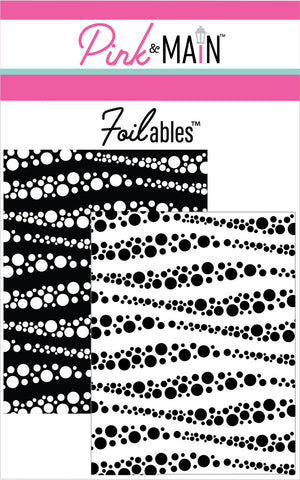 Pink & Main Bubbly Waves Foilables® Panels
