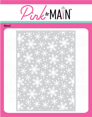 Pink & Main Blizzard Stencil