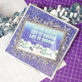Hunkydory Craft Moonstone Dies - Snowflake Swirl Frame