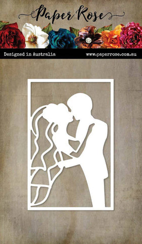 Paper Rose die -Wedding Kiss Frame