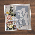 Paper Rose die -Wedding Kiss Frame