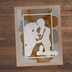 Paper Rose die -Wedding Kiss Frame