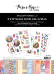 Paper Rose Rainbow Garden 1.0 6x8" Quick Cards Collection