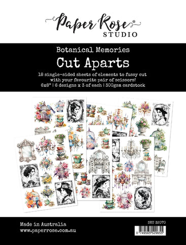 Paper Rose Botanical Memories Cut Aparts Paper Pack