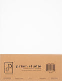 Prism Studio 8.5X11 Bookmaker's Cardstock, 80lb - White (25 Sheets)