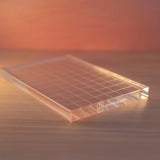 Prism Studio Acrylic Stamping Block (with Grips), Rectangle, 4" X 6