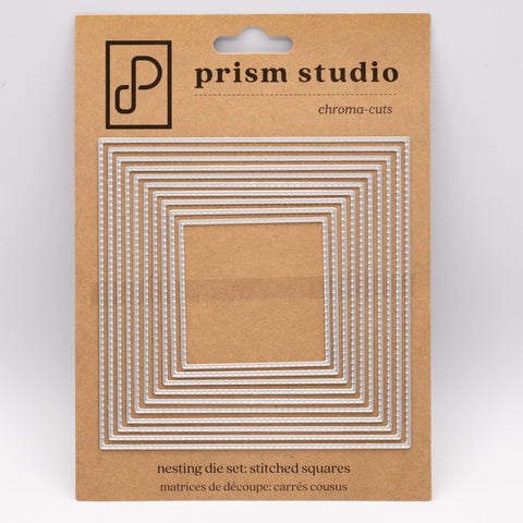 Prism Studio Die, Nesting Stitched Squares