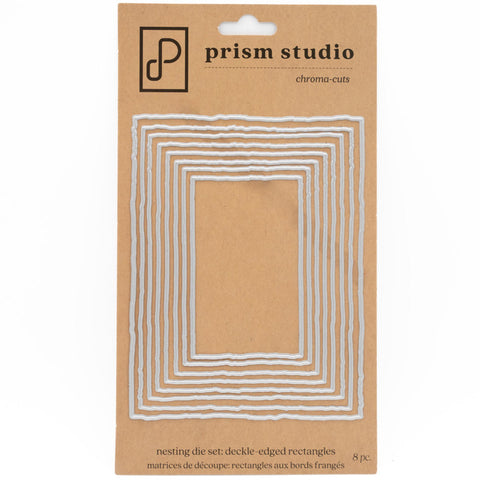 Prism Studio Die, Nesting Deckle-Edged Rectangles
