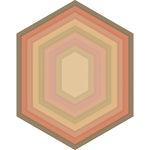 Prism Studio Die, Nesting Double Stitched Hexagons