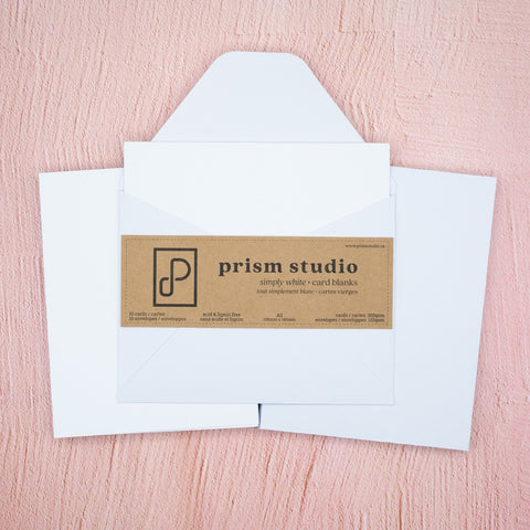 Prism Studio Card Blanks & Envelopes, A2