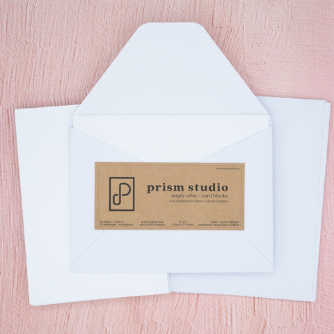 Prism Studio Card Blanks & Envelopes, 5" X 7"